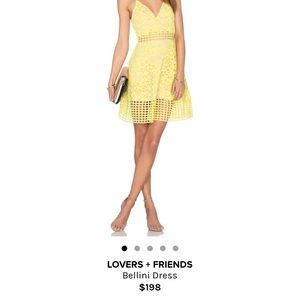Lovers and Friends Yellow Bellini Dress